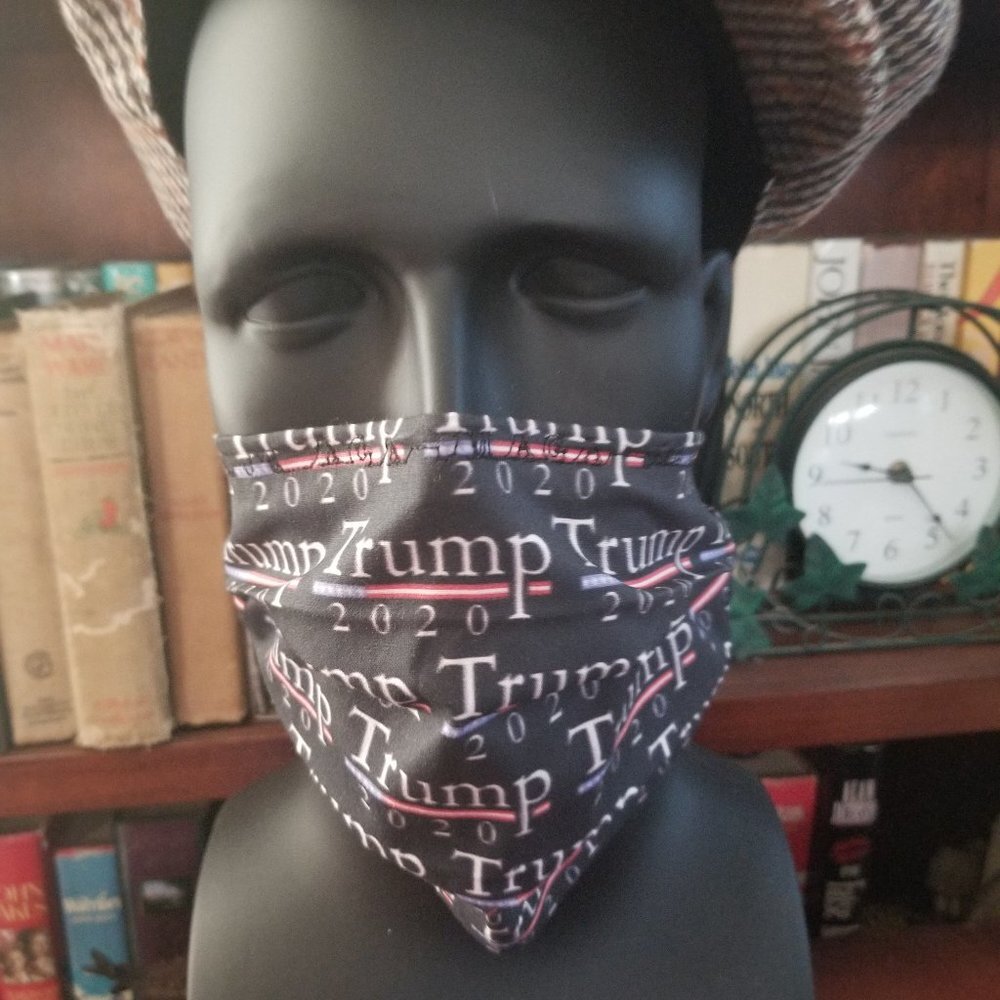 Cloth Face Mask - Silver/Copper Filters-Trump 2020